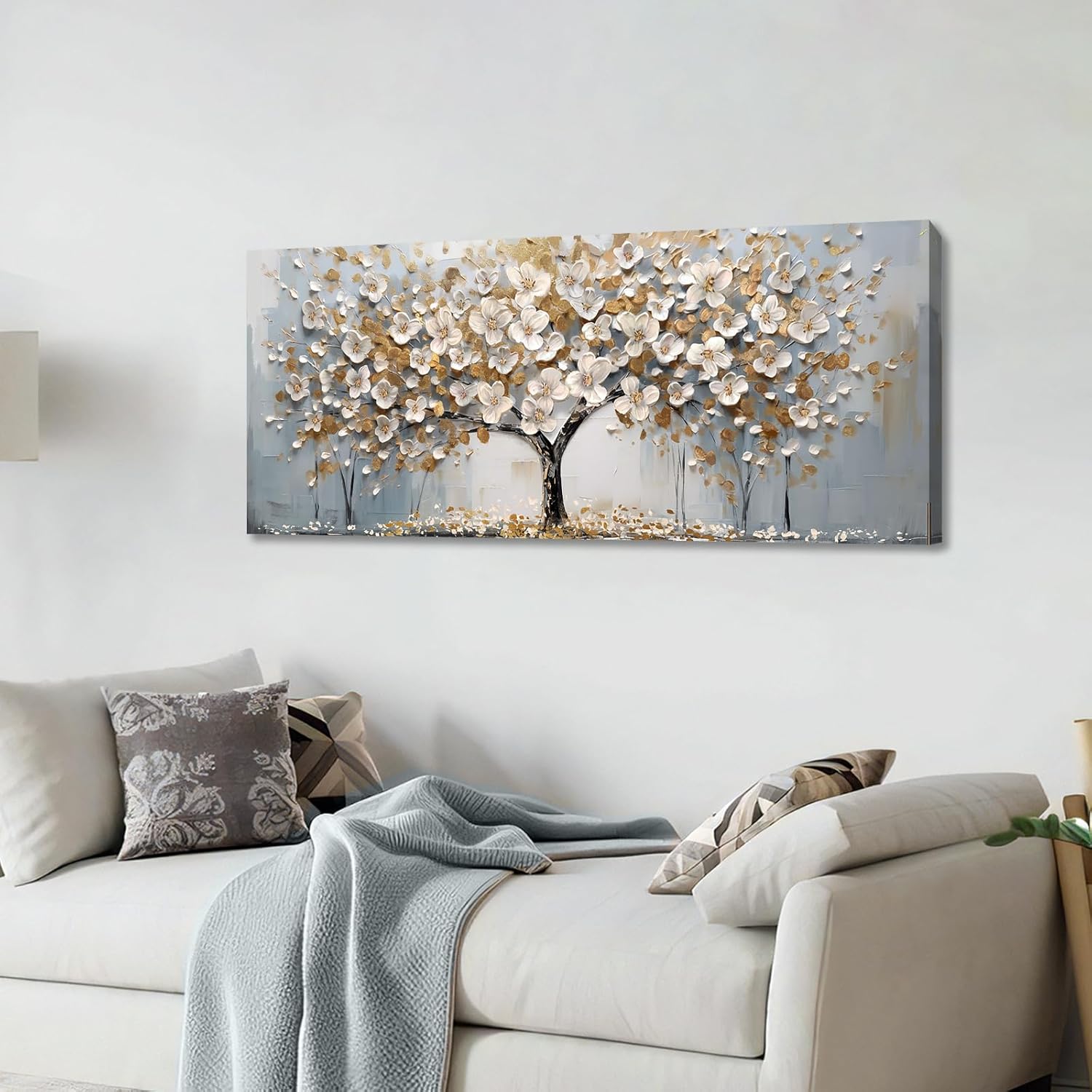 Detalle 2 de Decoración Moderna: Marco de Madera con Árbol de la Vida 🌳