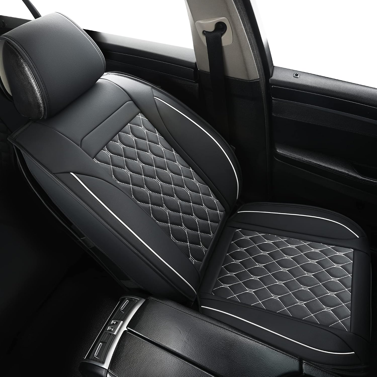 Thumbnail 4 de Vankerful seat covers front pair faux leather