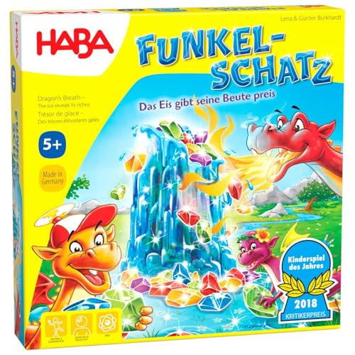 Detalle de Funkelschatz – Kinderspiel des Jahres 2018 von HABA: Interaktives 3D-Fantasiespiel für Familien