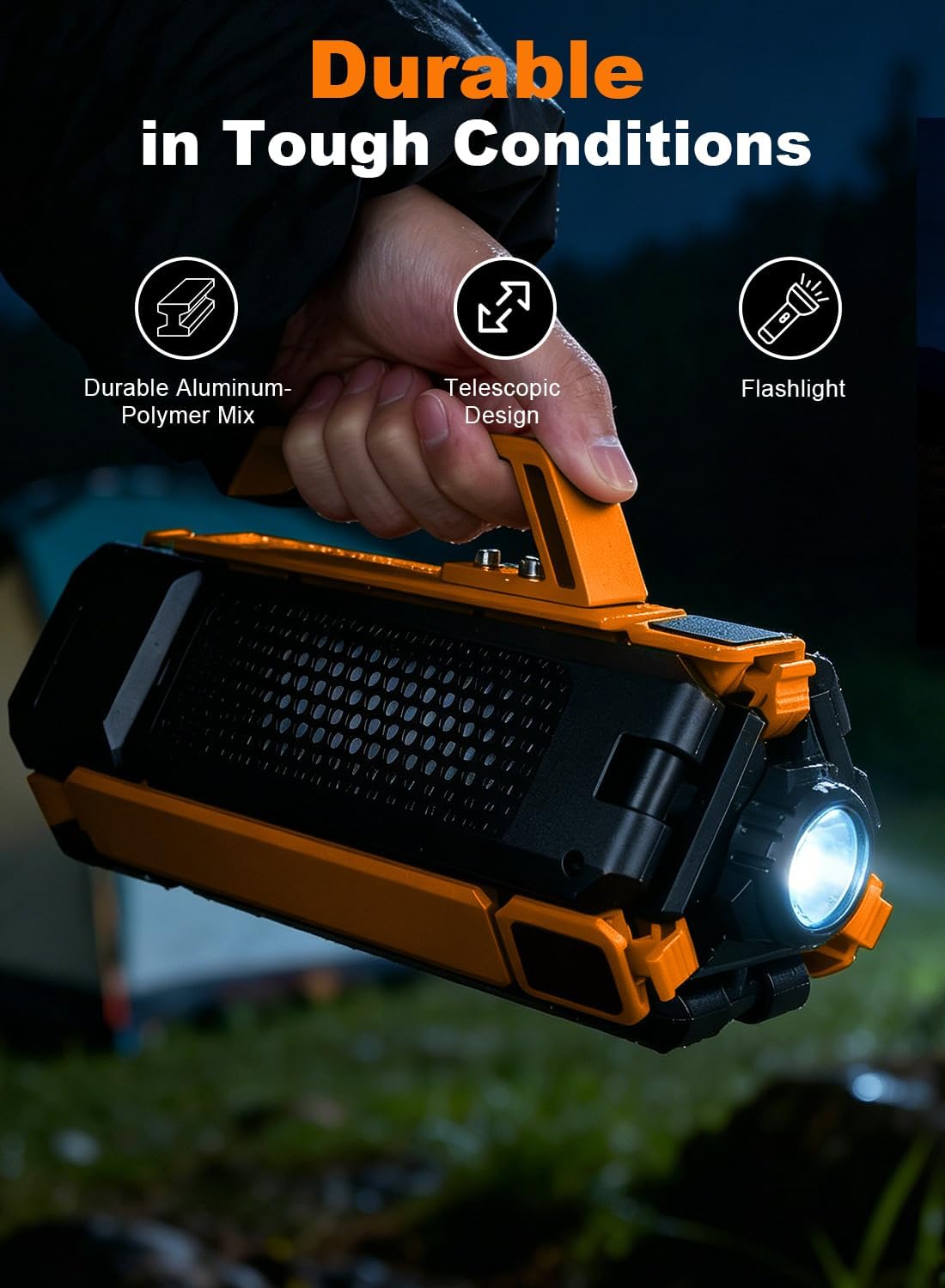 Thumbnail 6 de CuLiDing 15,000mAh Telescopic Camping Light with Dimming and Tripod Base