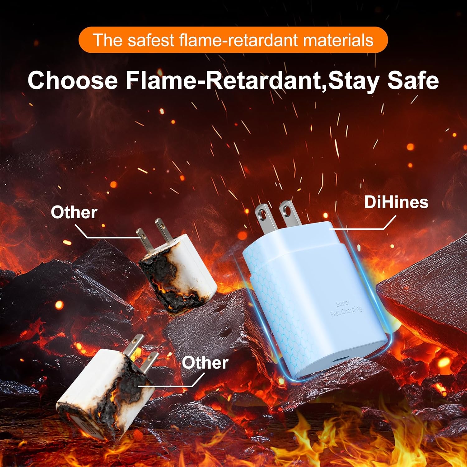 Thumbnail 4 de Phone 16/15 Charger Fast Charging 30W with 10ft USB-C Cable (2-Pack)