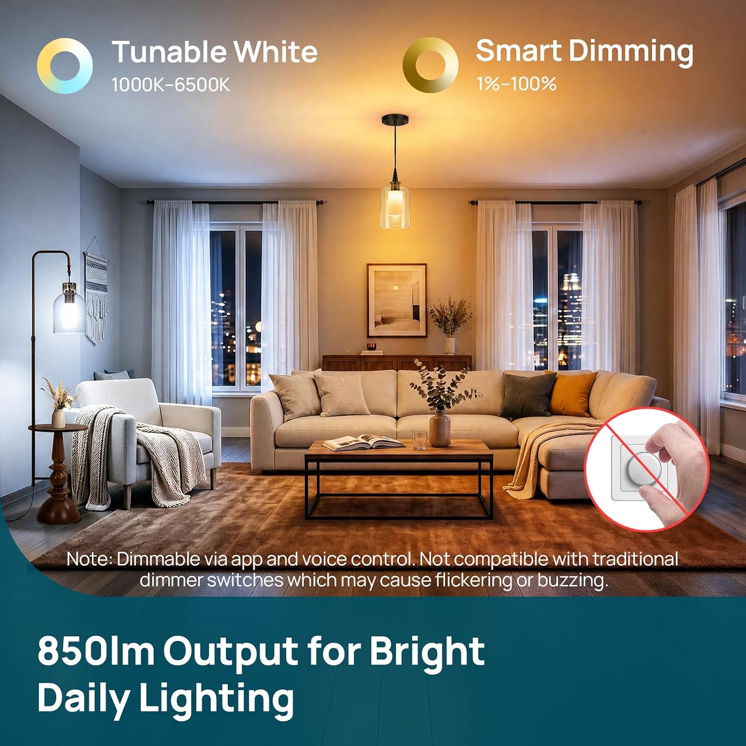 Thumbnail 6 de Linkind Smart Light Bulb, T19