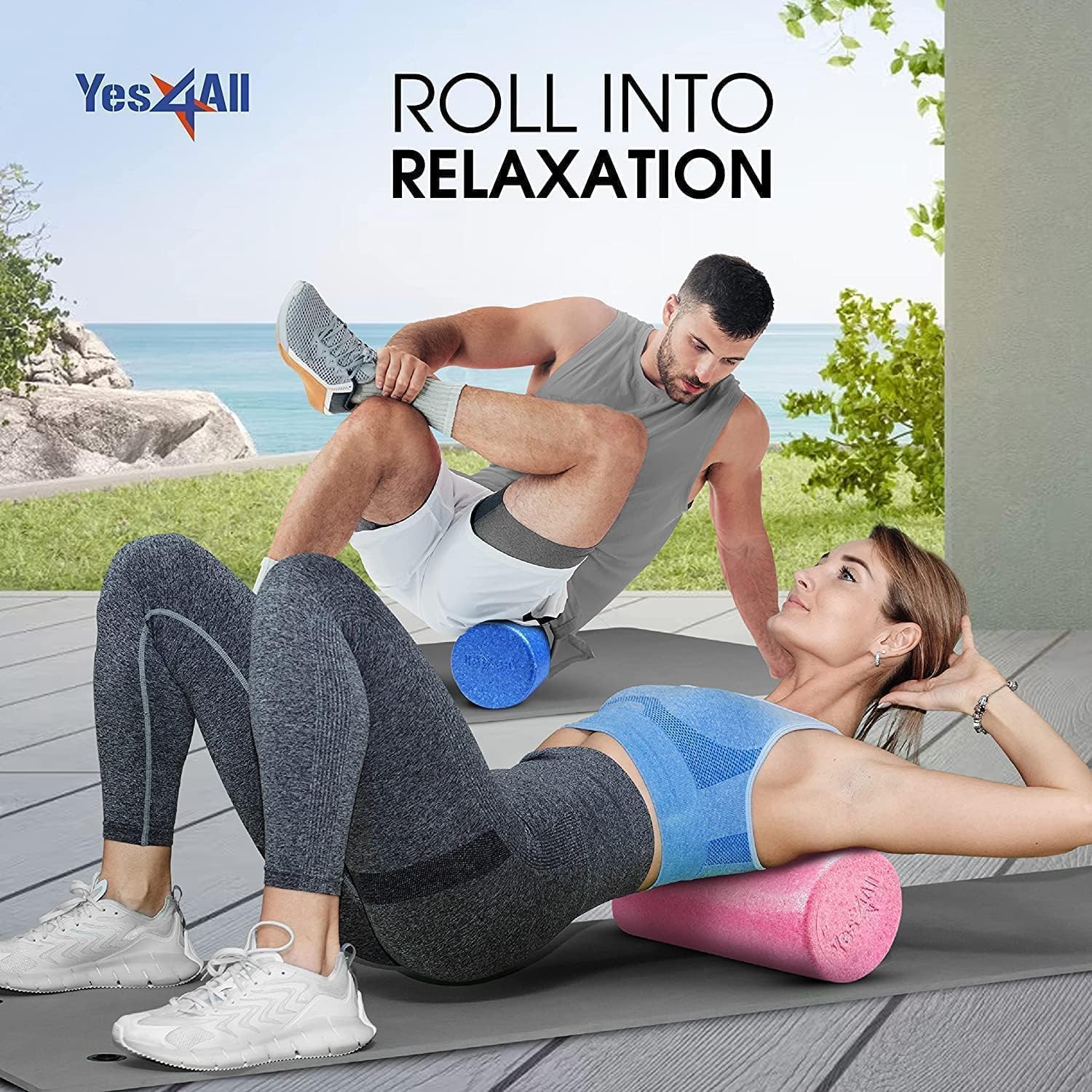 Thumbnail 4 de Yes4All EPP foam roller 90 cm