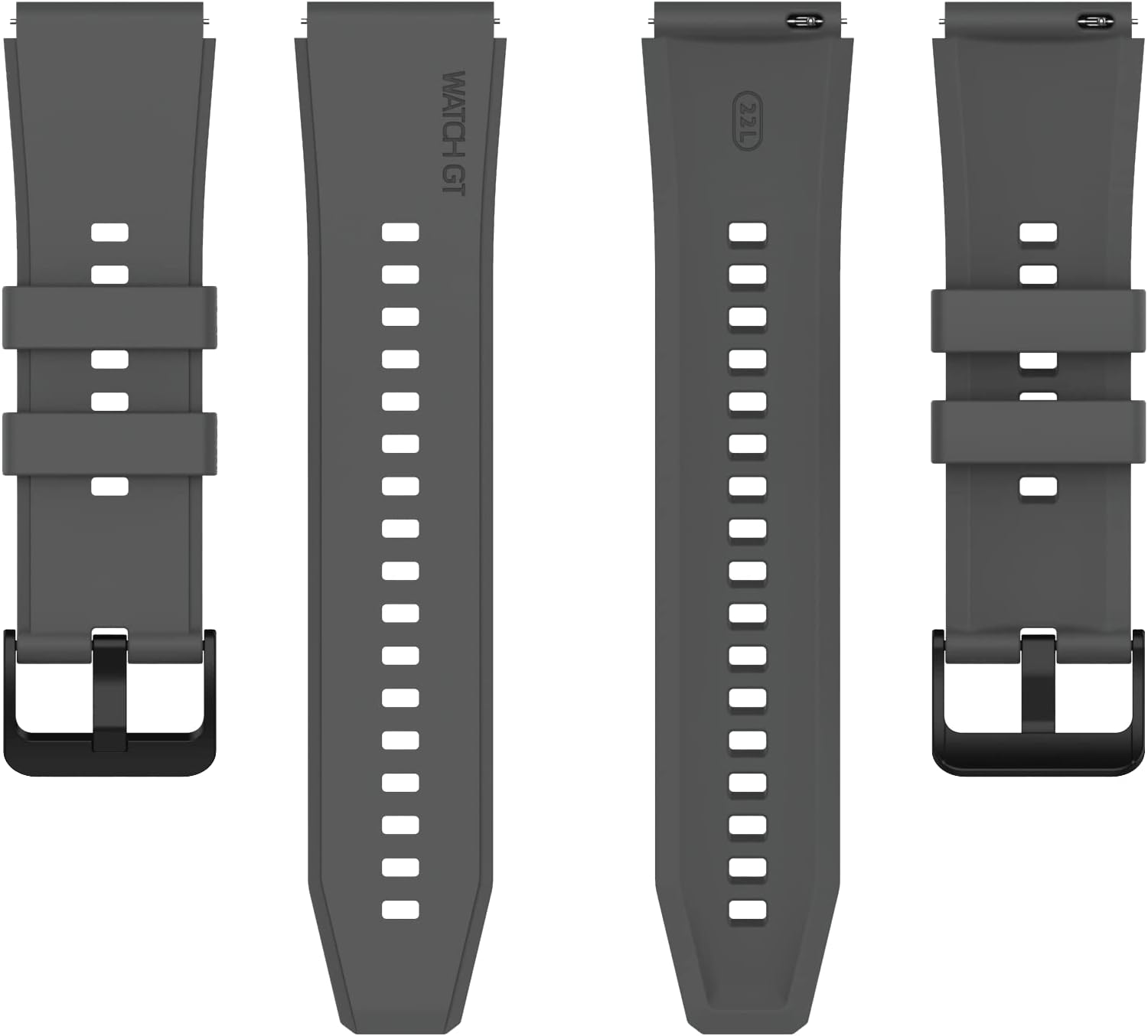 Detalle de Armband für Huawei Watch GT2 46mm – Silikon Ersatzband 22mm, kompatibel mit GT3/GT3 Pro/GT2 Pro