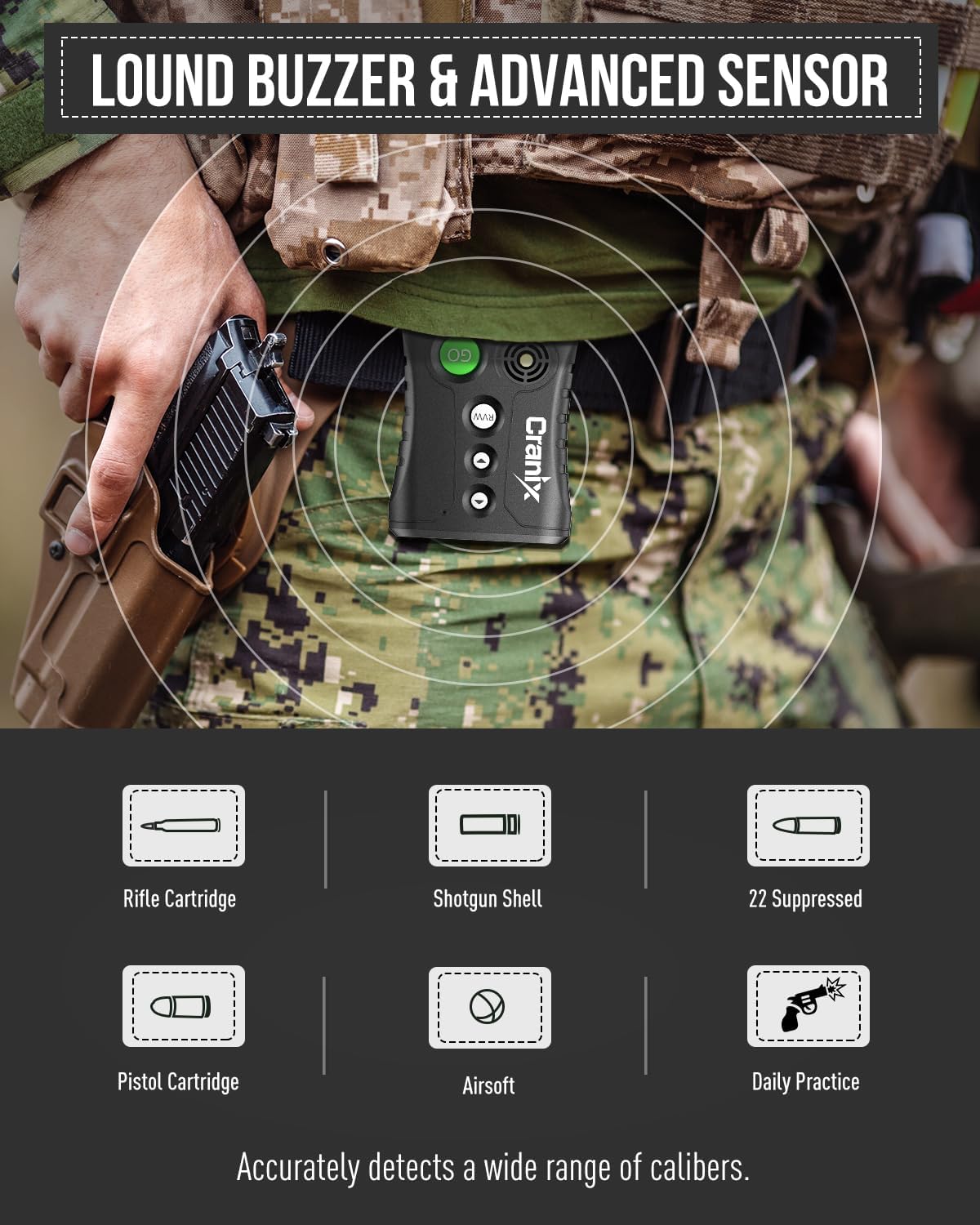 Detalle 2 de Cranix Professional Shot Timer 0.01s