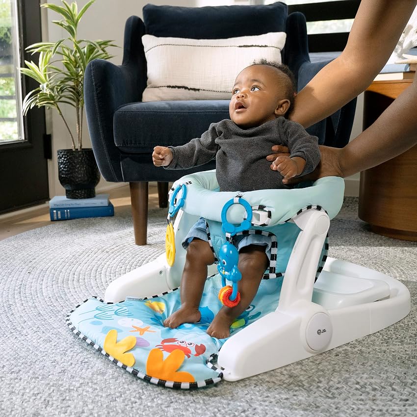 Detalle de Baby Einstein Sea of Support 2 en 1, con bandeja