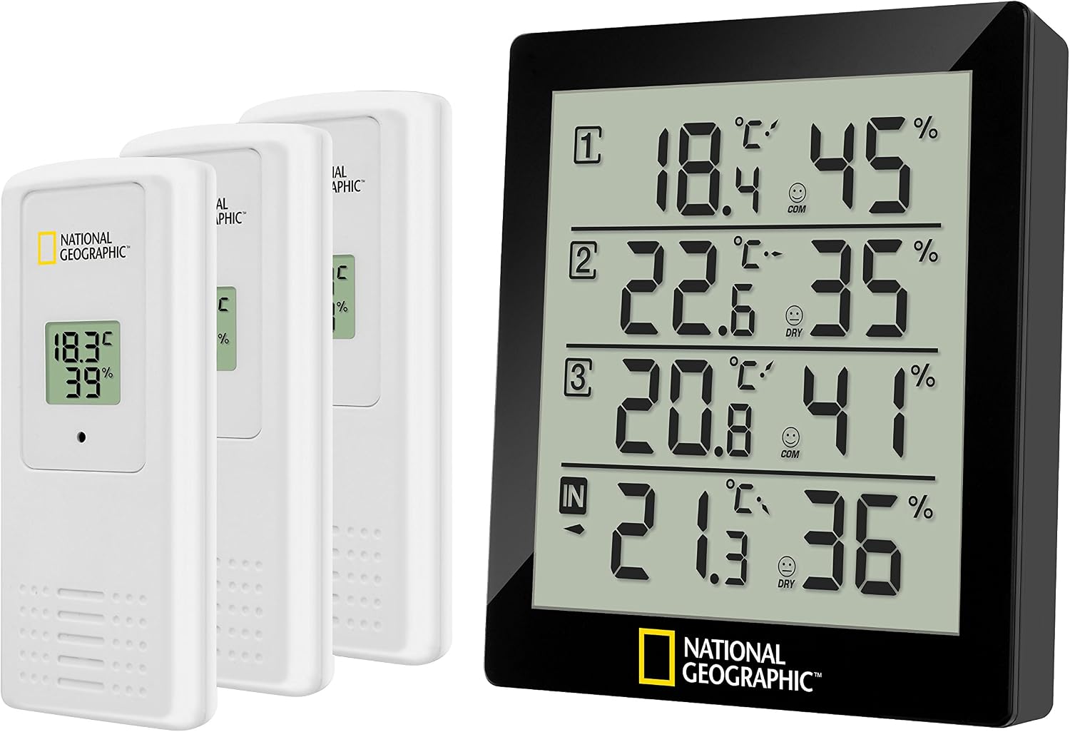 Detalle de National Geographic Wetterstation 4 Messpunkte