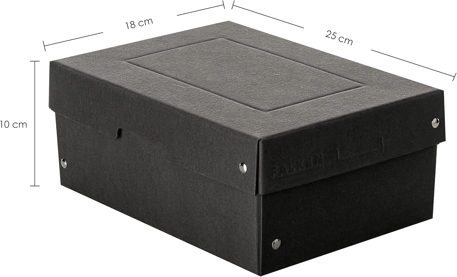 Thumbnail 2 de Original Falken PureBox Black – Aufbewahrungsbox DIN A5, 100 mm hoch