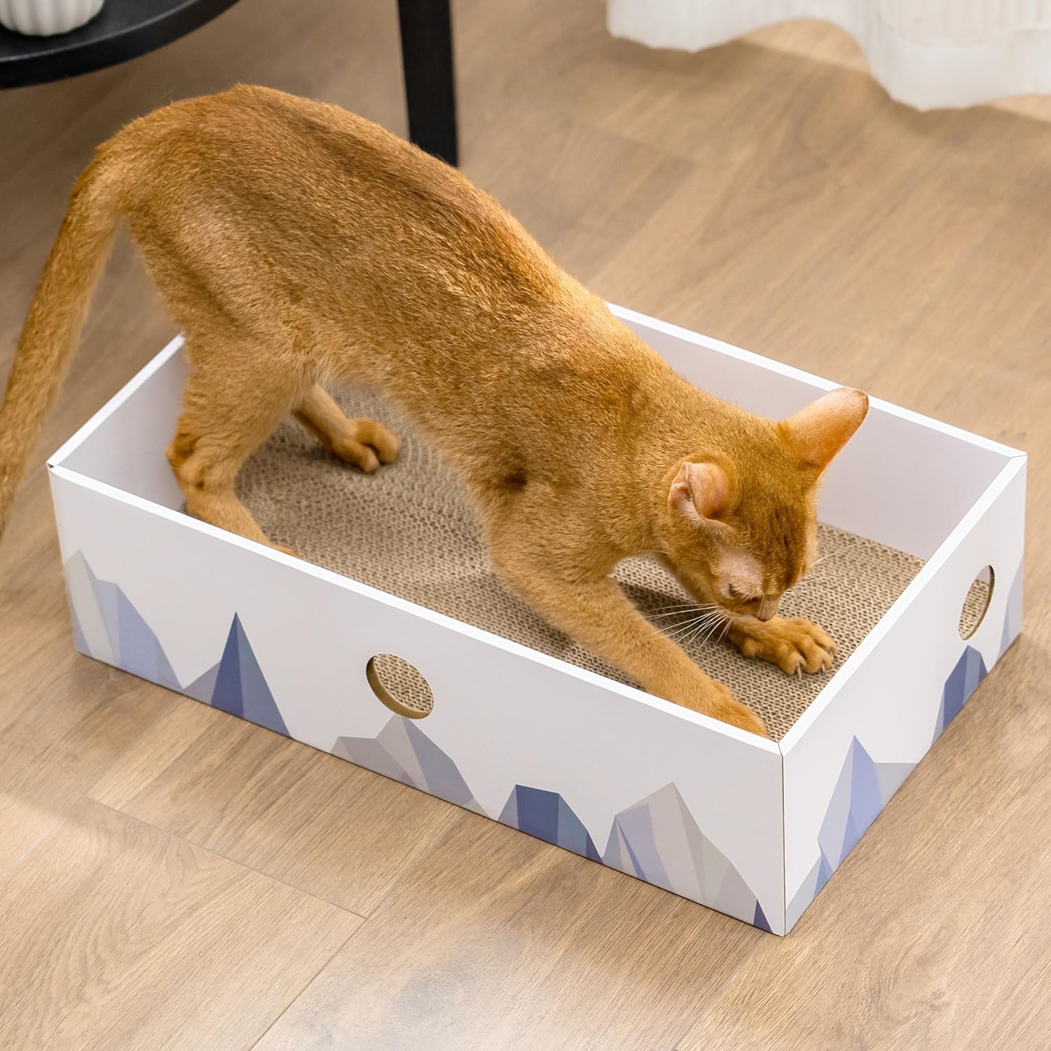 Detalle de Cat scratching board for indoor cats 41x24cm