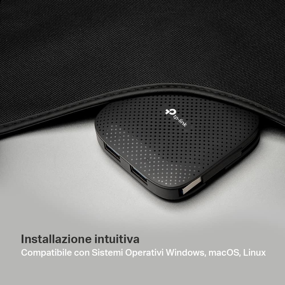 Thumbnail 2 de TP-Link UH400 Hub USB 3.0 4 porte 4-in-1 con cavo pieghevole e 4 LED indicatori