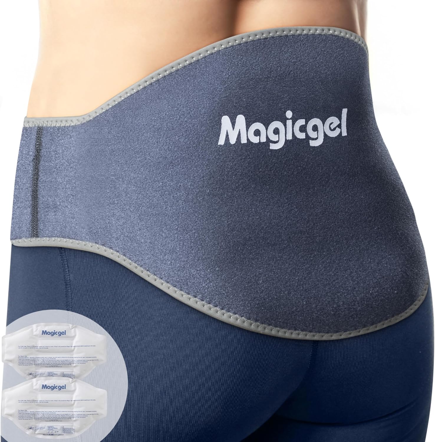 Magic Gel Ice Pack for Back – Reusable Cold & Heat Therapy Back Wrap