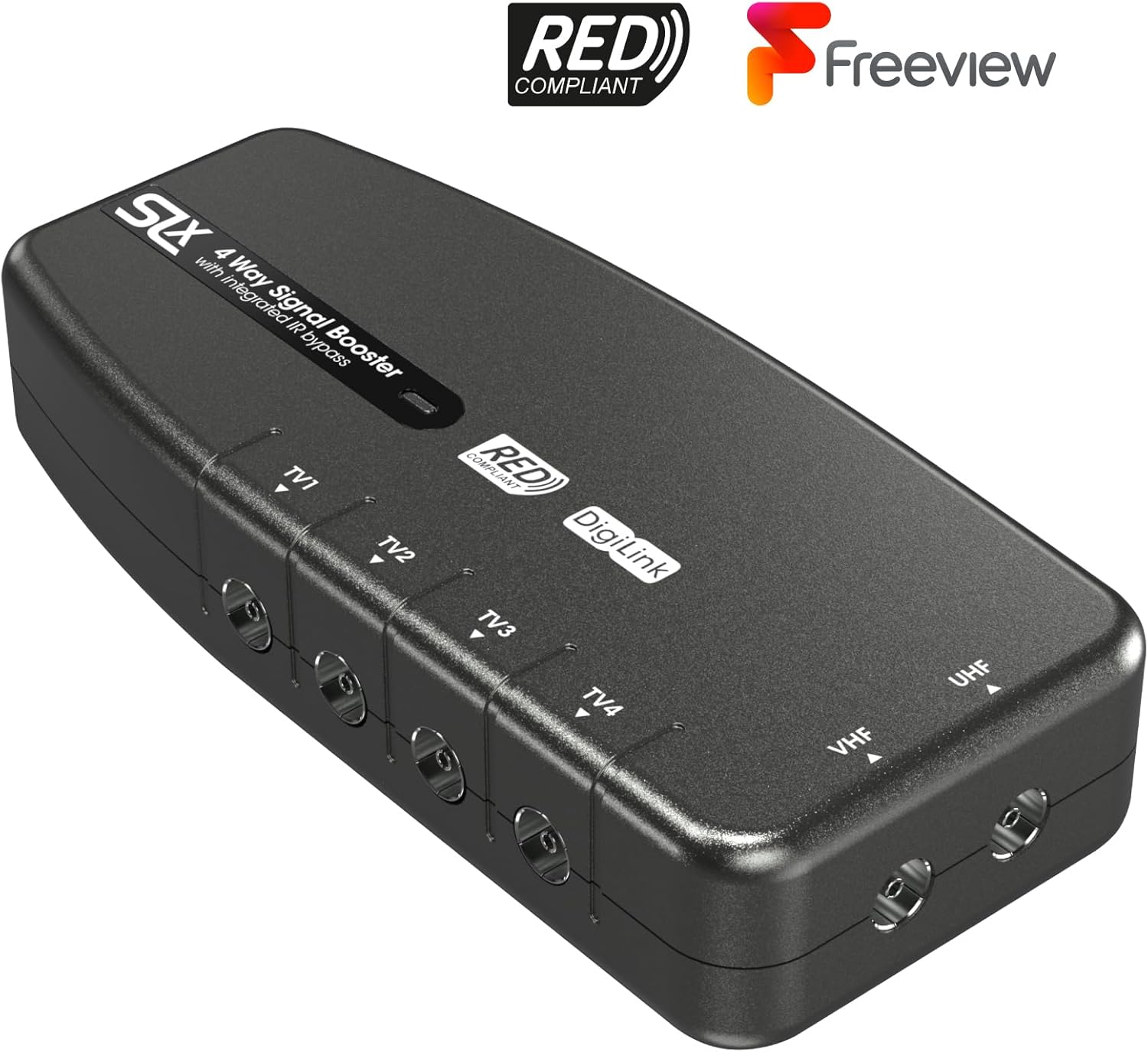 Thumbnail 6 de SLx TV Signal Booster Four Output 27820BMR (Grey) – Improve HD Freeview and channel reception