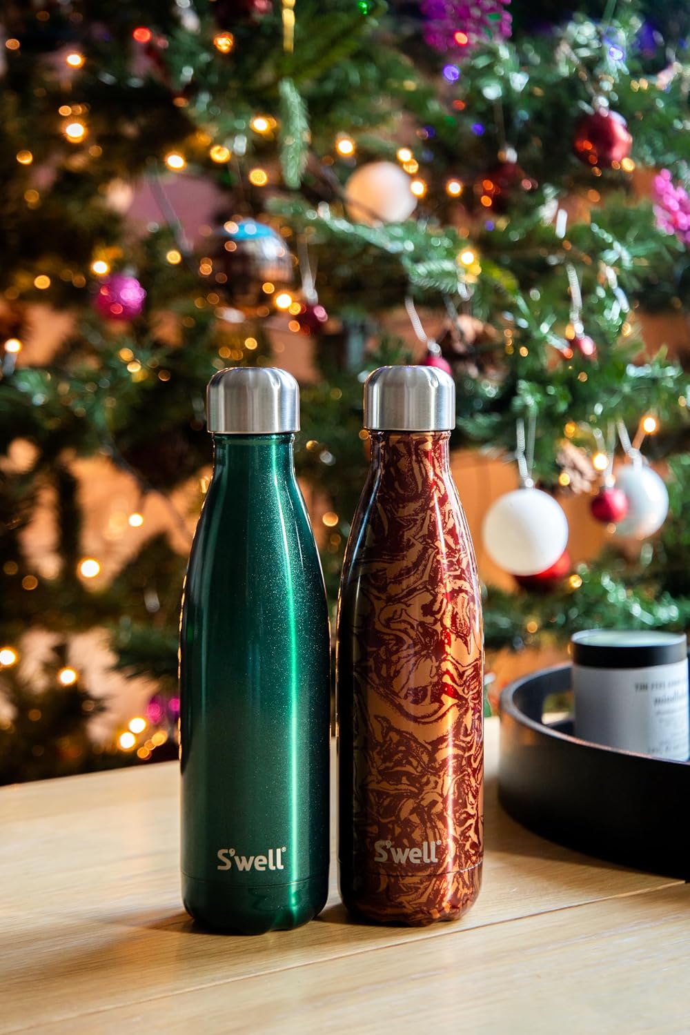 Detalle de S'well Original Green Sapphire 500ml Insulated Stainless Steel Bottle