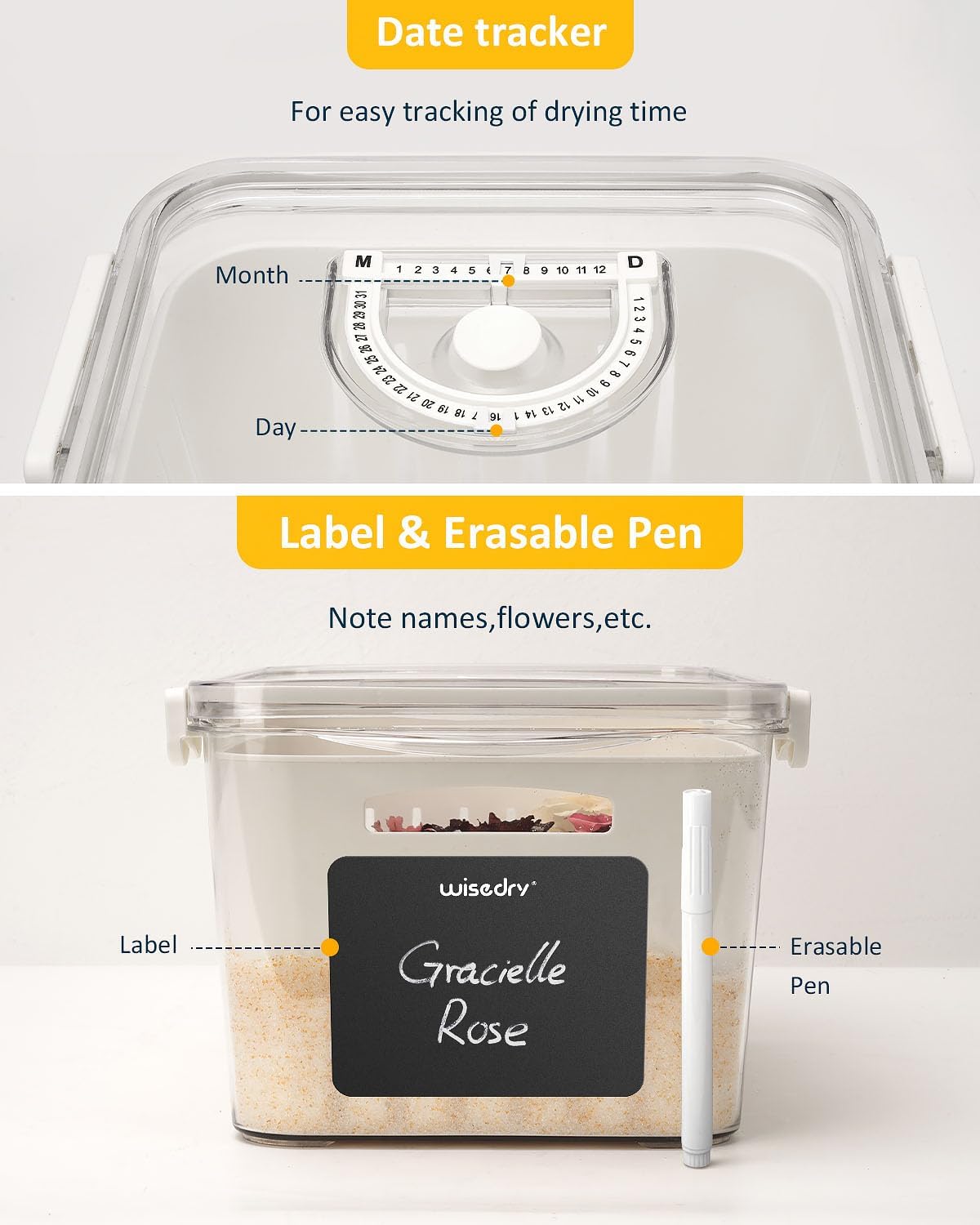 Thumbnail 5 de wisedry flower drying container 11.5 inch