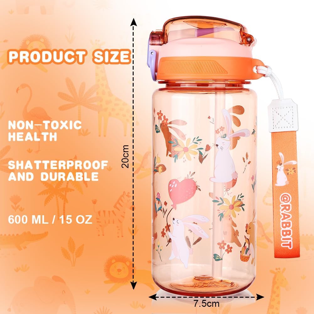 Thumbnail 4 de flintronic 600ml Trinkflasche Kinder 💧