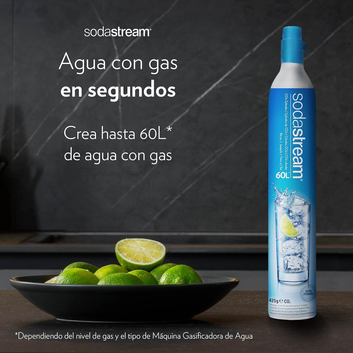 Thumbnail 2 de SodaStream Cilindro de Gas Azul para Jet y Spirit, 60L 🧪