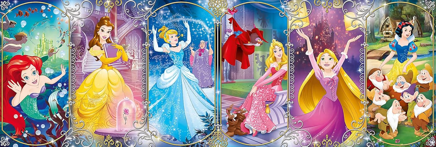 Thumbnail 1 de Clementoni Princess Disney Panorama Collection 39444 Puzzle 1000 pezzi