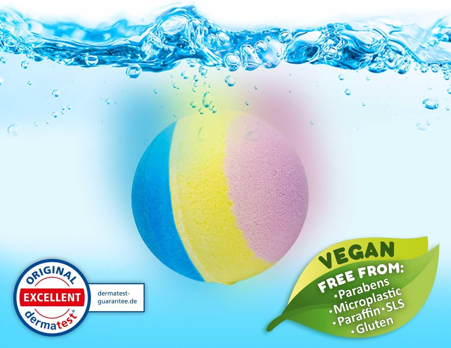Detalle 2 de INKEE Rainbow Bombe da bagno 60 g 🎈