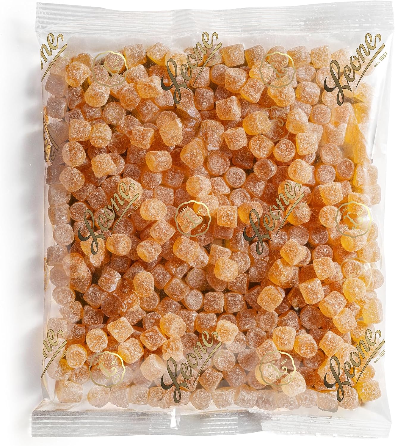 Thumbnail 6 de Leone dal 1857 Sacchetto Ricarica Porta Caramelle Sukaj: Caramelle Gommose Liquirizia e Arancia (500 g)