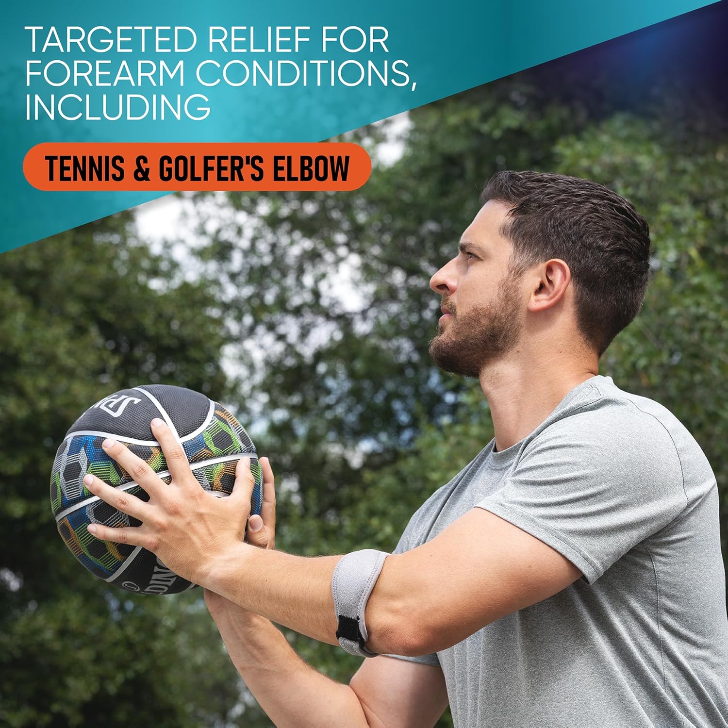 Thumbnail 2 de PhysFlex 2-Pack Elbow Brace: Adjustable Support for Tendonitis, Tennis & Golfer's Elbow Relief