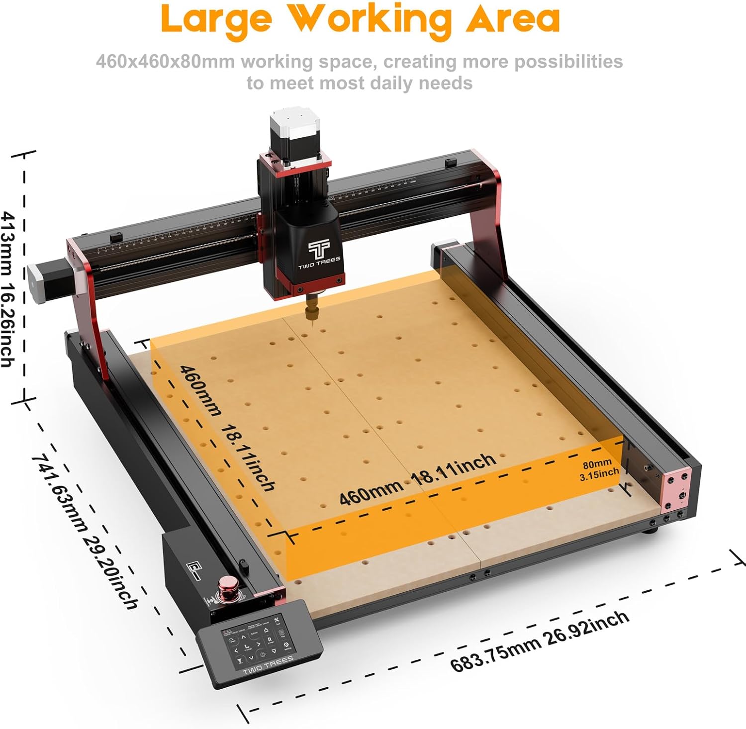 Thumbnail 3 de TTC450 Pro CNC Fräsmaschine 460×460 mm