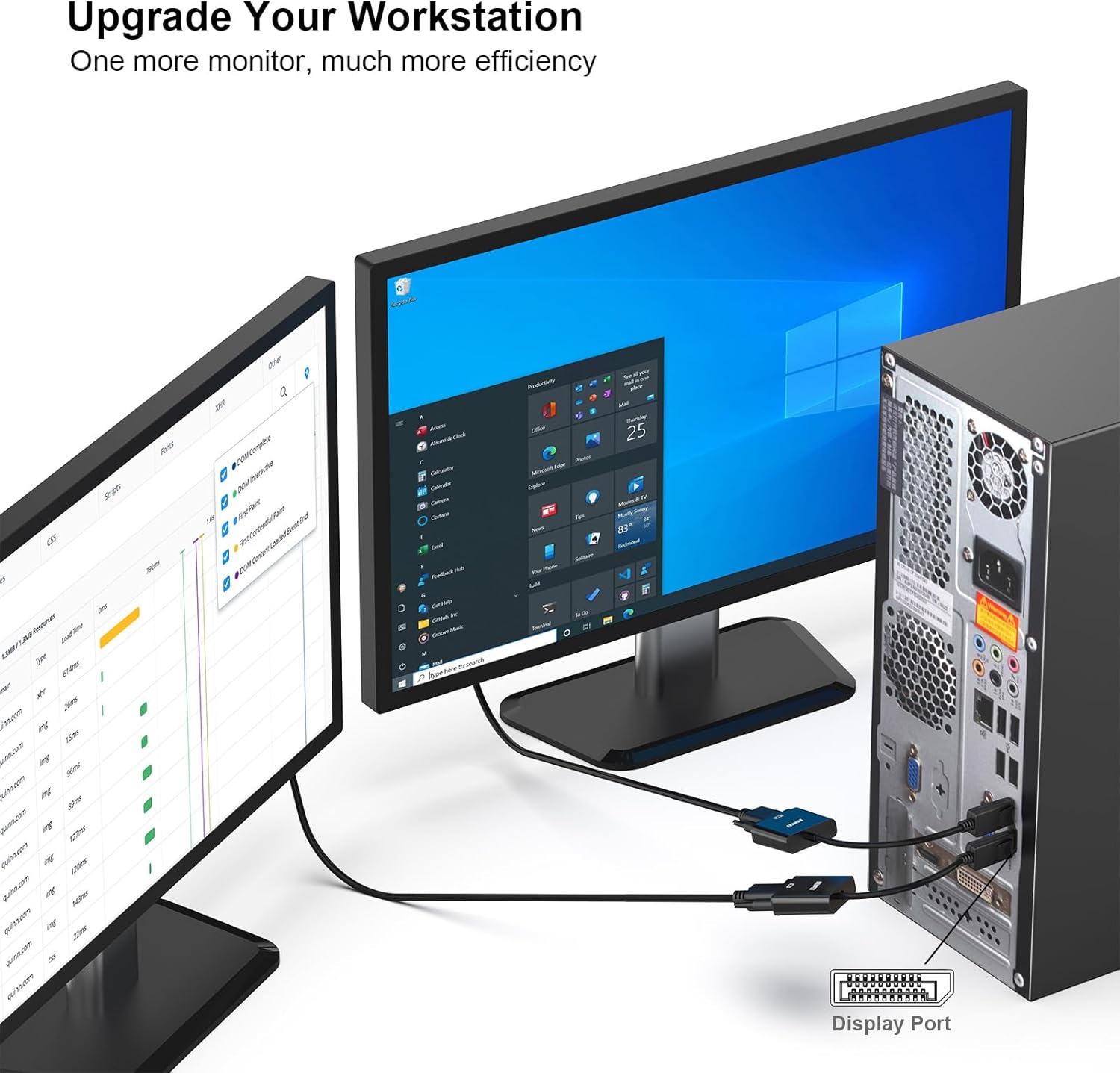 Thumbnail 6 de BENFEI DisplayPort auf VGA Adapter 1080P