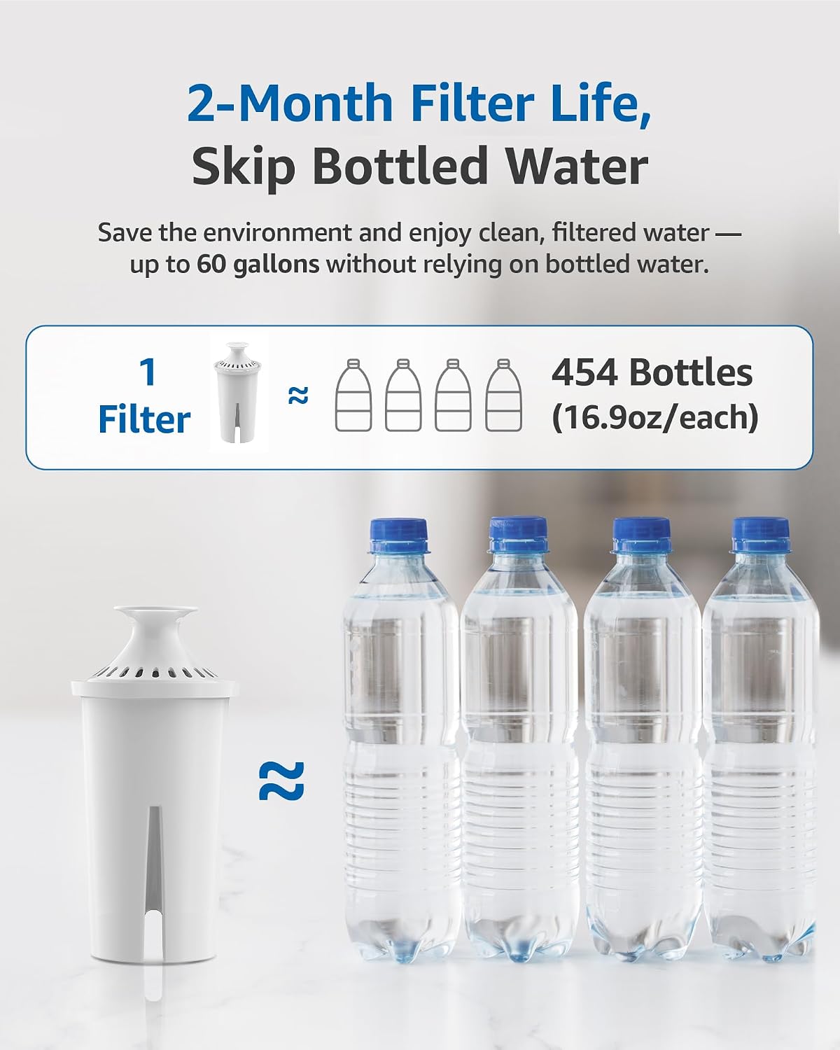 Thumbnail 6 de FilterLogic Pitcher Water Filter 6-Pack