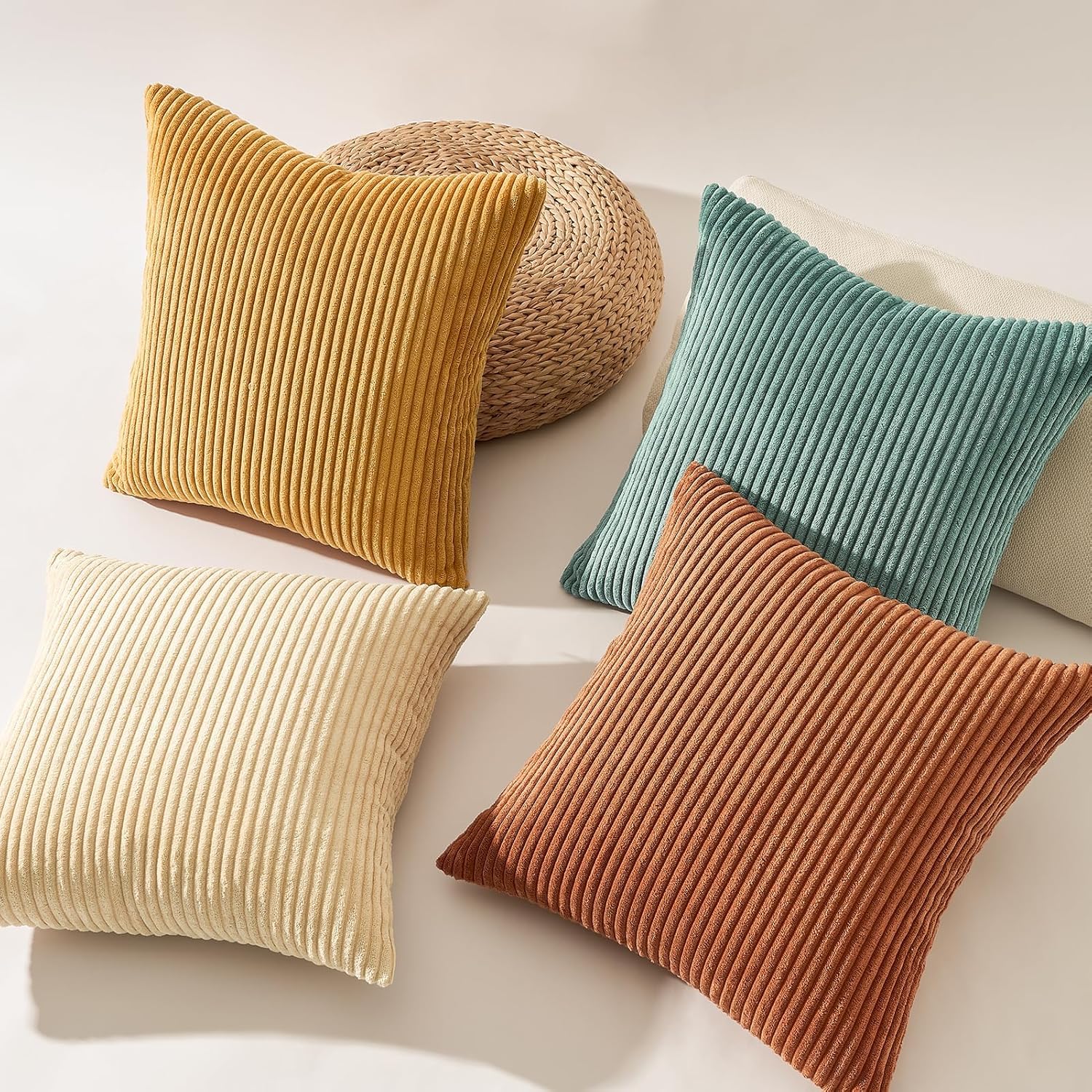 Thumbnail 4 de Topfinel 18x18 Velvet Pillow Covers Set 🎨