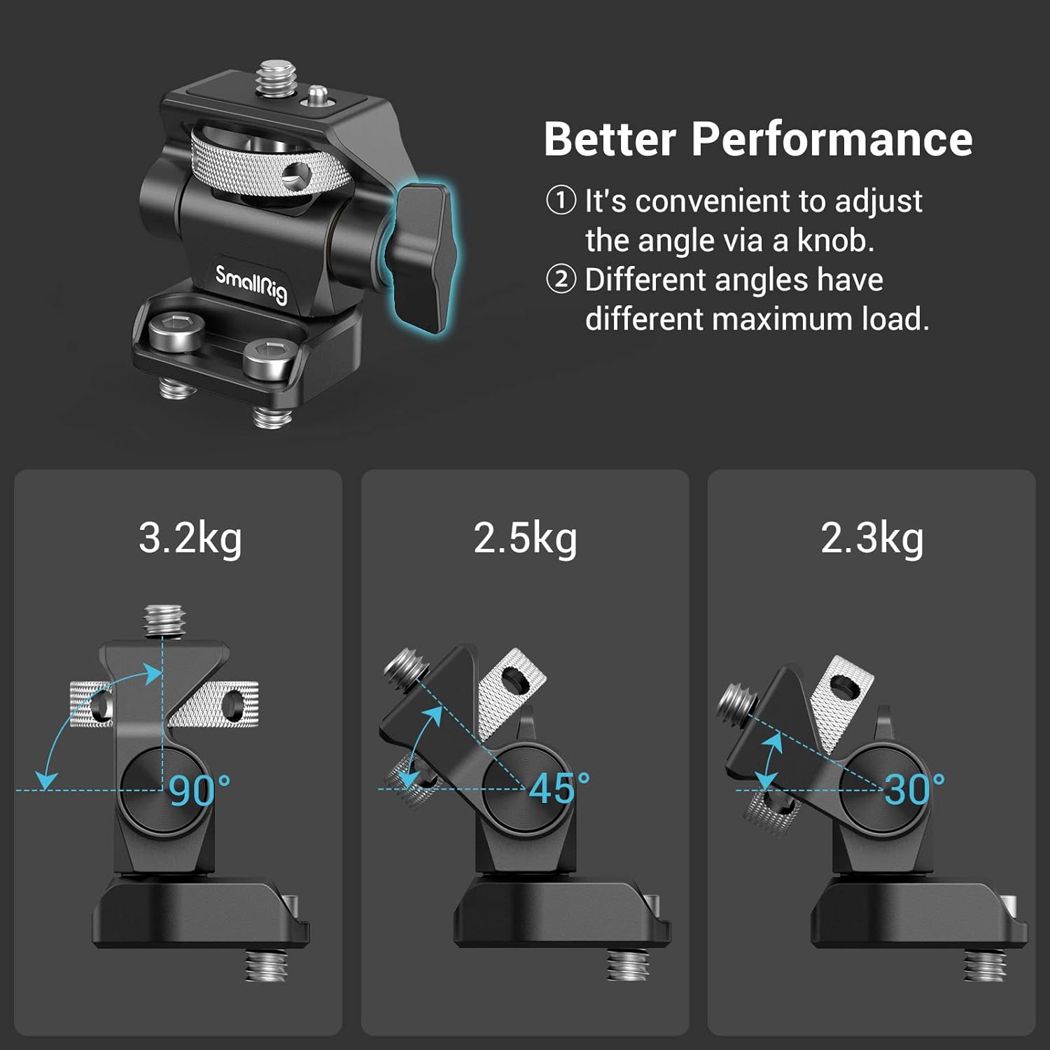 Thumbnail 3 de SMALLRIG 2904B Monitorhalterung 5"–7"