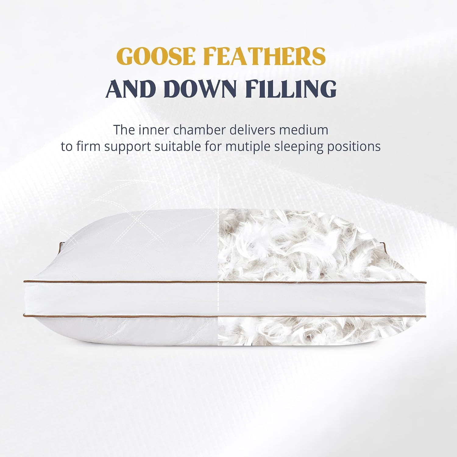 Thumbnail 3 de Puredown Goose Feather Pillows, Queen Size