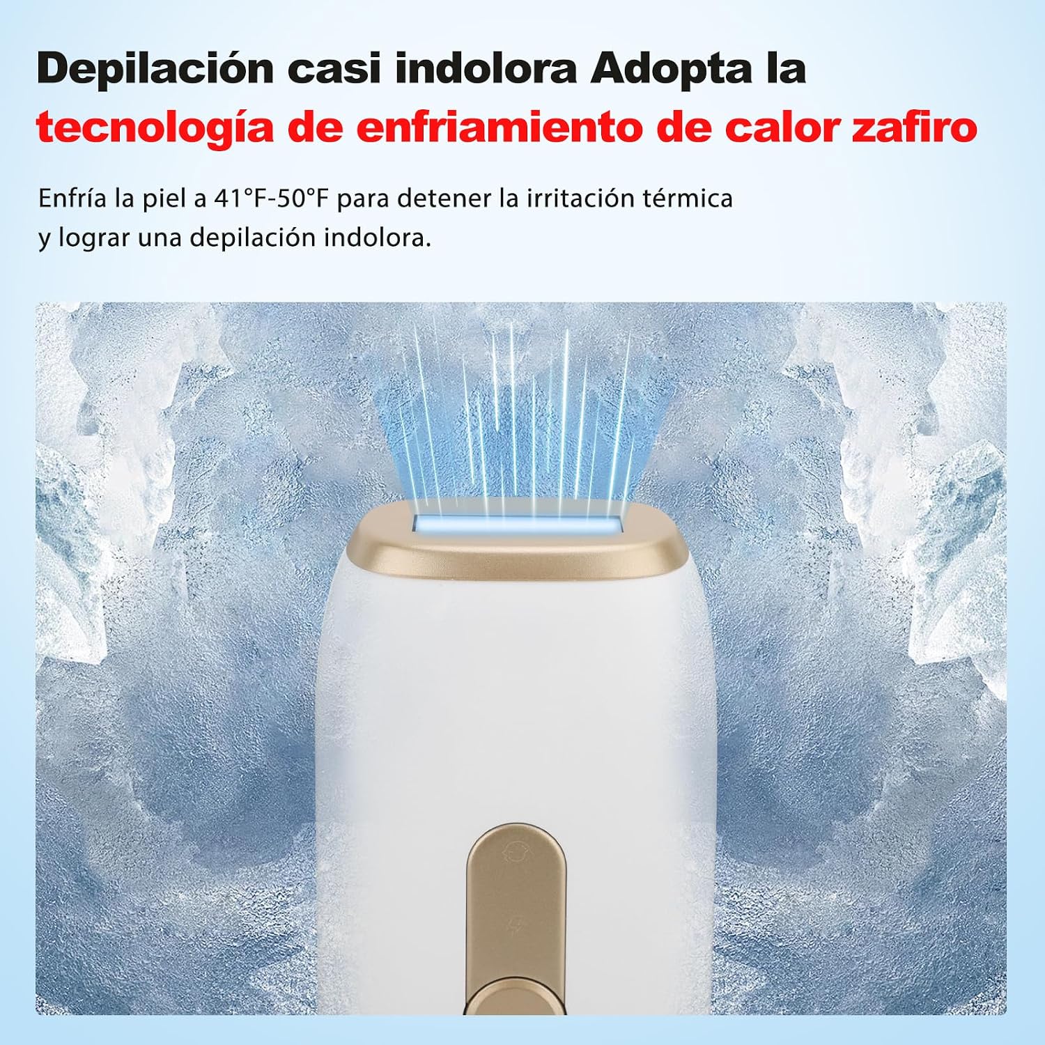 Detalle de AraSyleon IPL depiladora 1200 nm