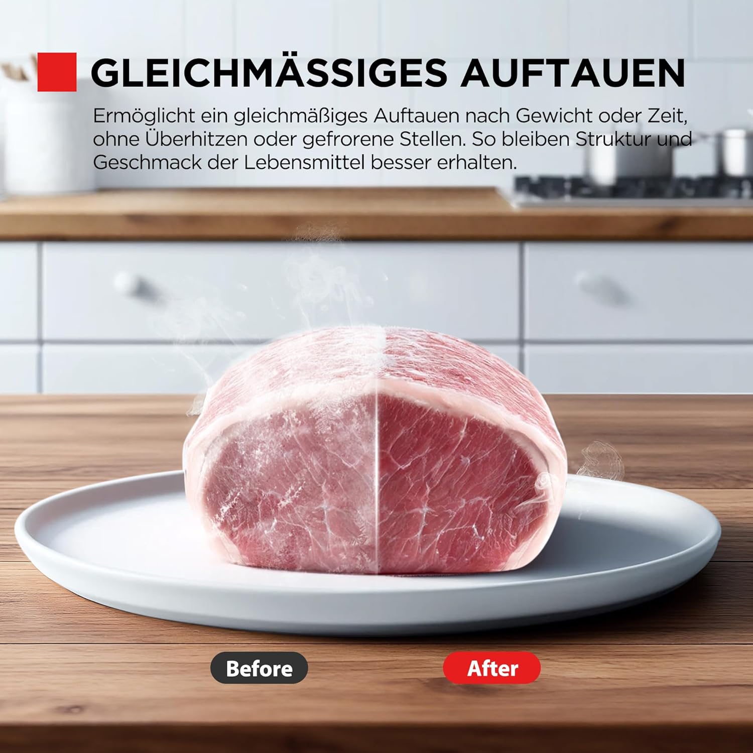 Thumbnail 6 de TOSHIBA MW3-EM23PE(BM) Mini-Mikrowelle mit Spiegeltür, 23 Liter, 800 W und Digitalsteuerung