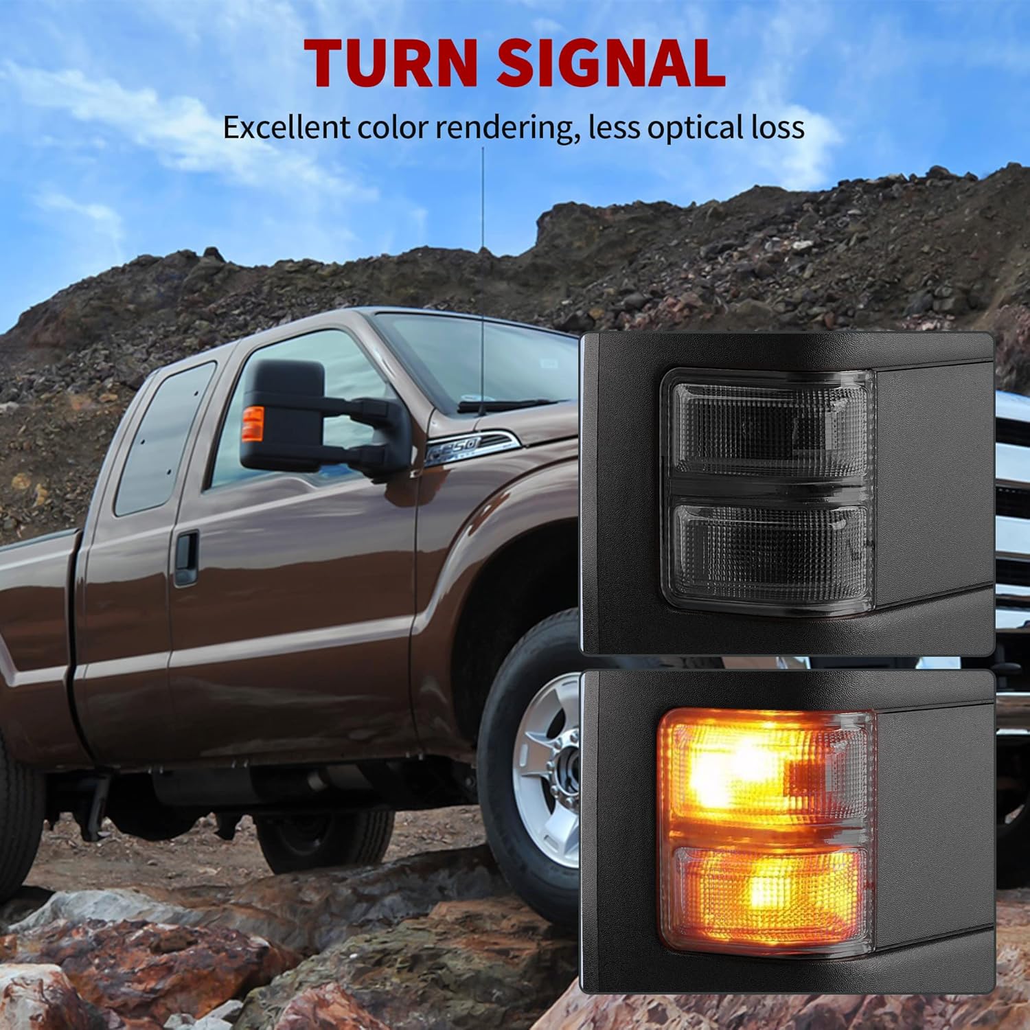 Thumbnail 4 de YITAMOTOR Towing Mirrors 16.5" Extendable