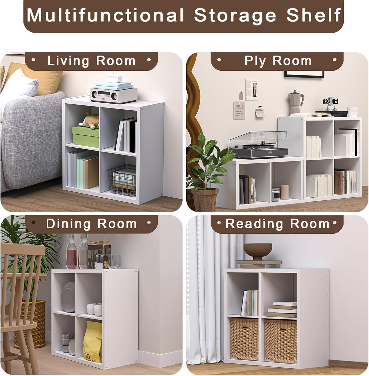 Detalle 2 de CTESNE 6-Cube Storage Organizer Shelf