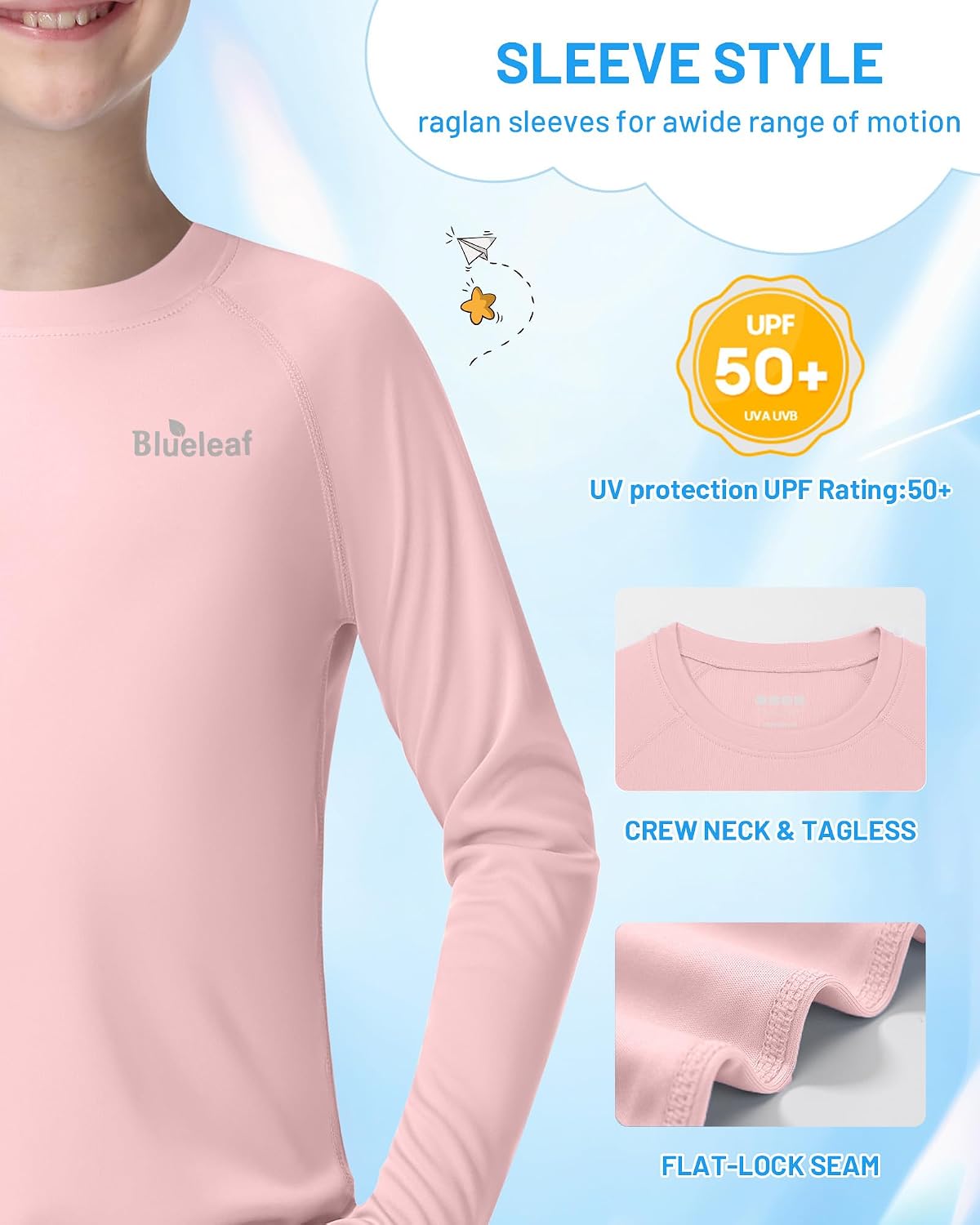 Detalle de Blueleaf Boys’ Sun Protection Shirt UPF 50+