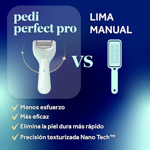 Thumbnail 9 de Dr. Scholl's Pedi Perfect Pro: pedicura eléctrica para pies | 3 cabezales, 90 min, impermeable