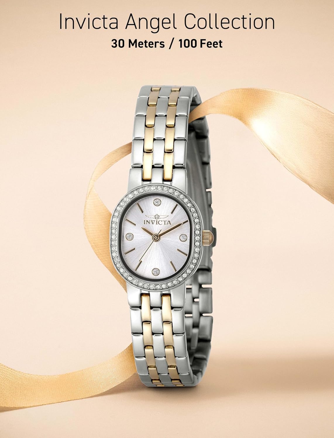 Thumbnail 4 de Invicta Angel 48136 pour femme — montre à quartz en acier inoxydable, boîtier 20 mm