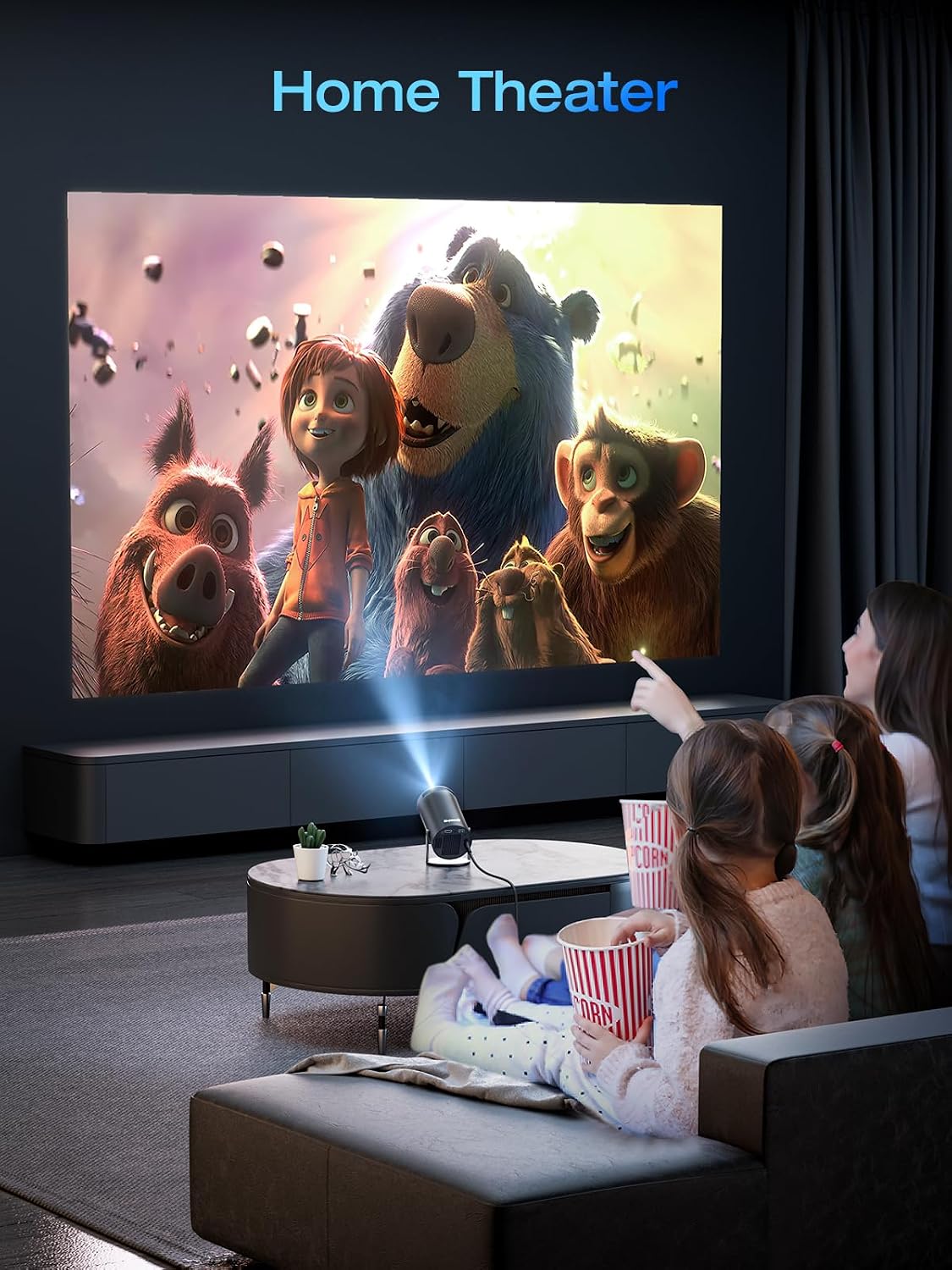 Thumbnail 4 de Mini Projector Portable with Android 11
