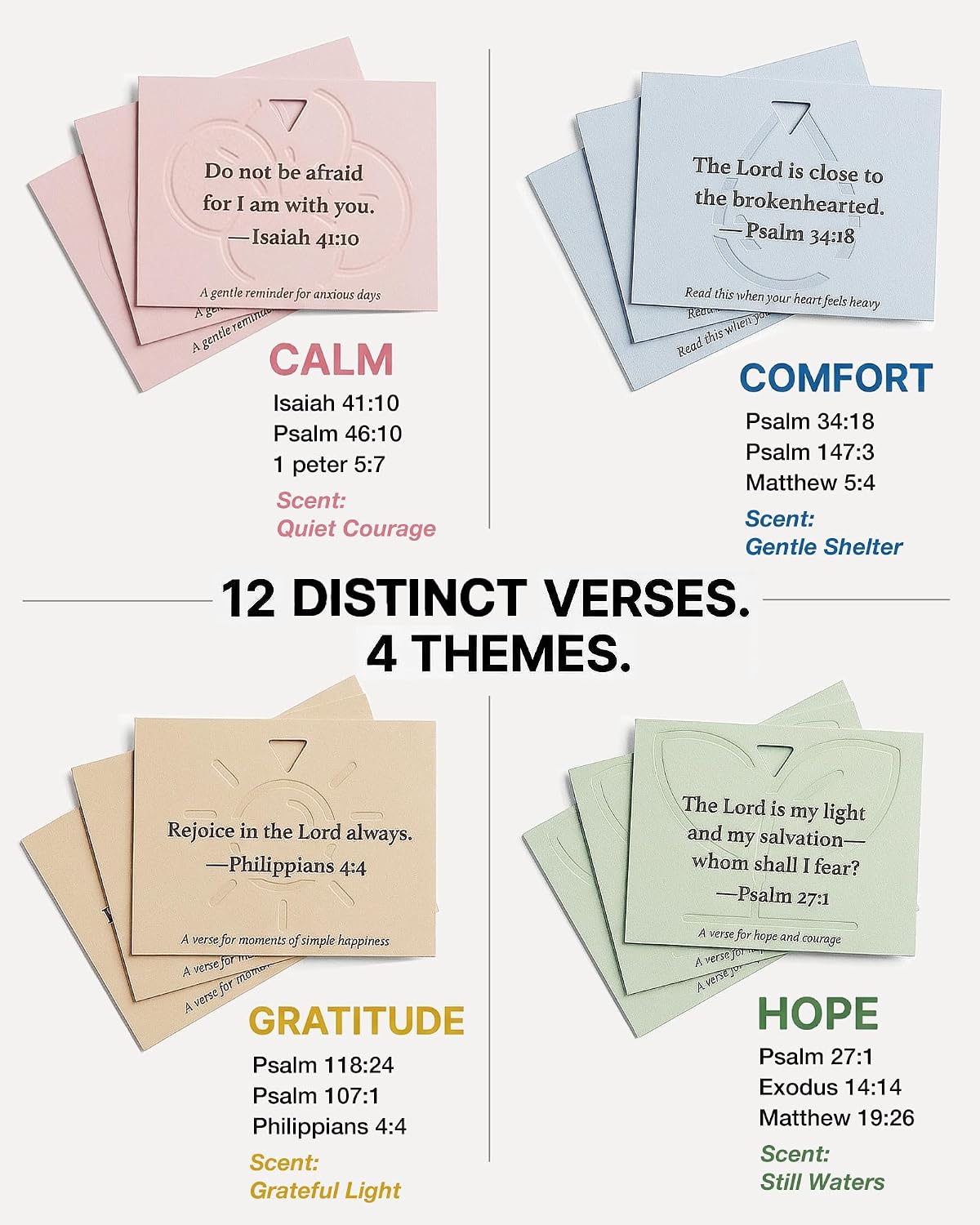 Thumbnail 3 de Christian Gifts for Women Easter Basket Car Air Freshener Set (12) with Bible Verse Scripture Cards