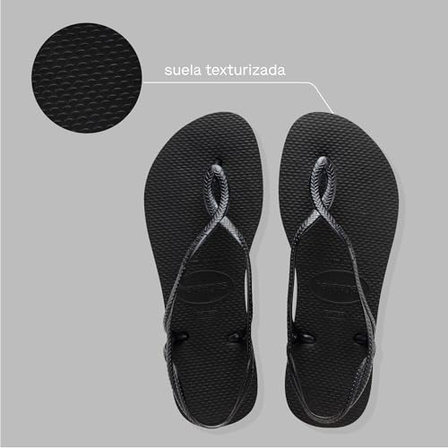 Detalle de Havaianas Luna: sandalias para mujer con estilo, comodidad y ajuste seguro