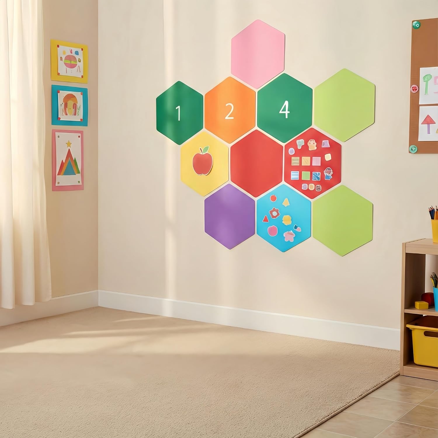 Detalle 2 de LJY Dry Erase Vinyl Stickers, 10 Colours