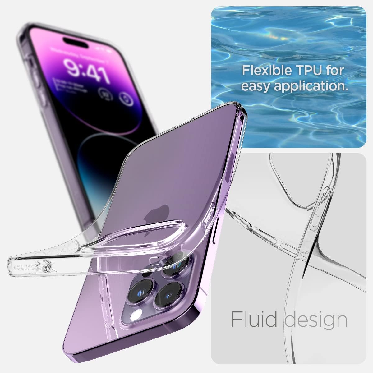 Thumbnail 4 de Spigen Liquid Crystal pour iPhone 14 Pro – transparent
