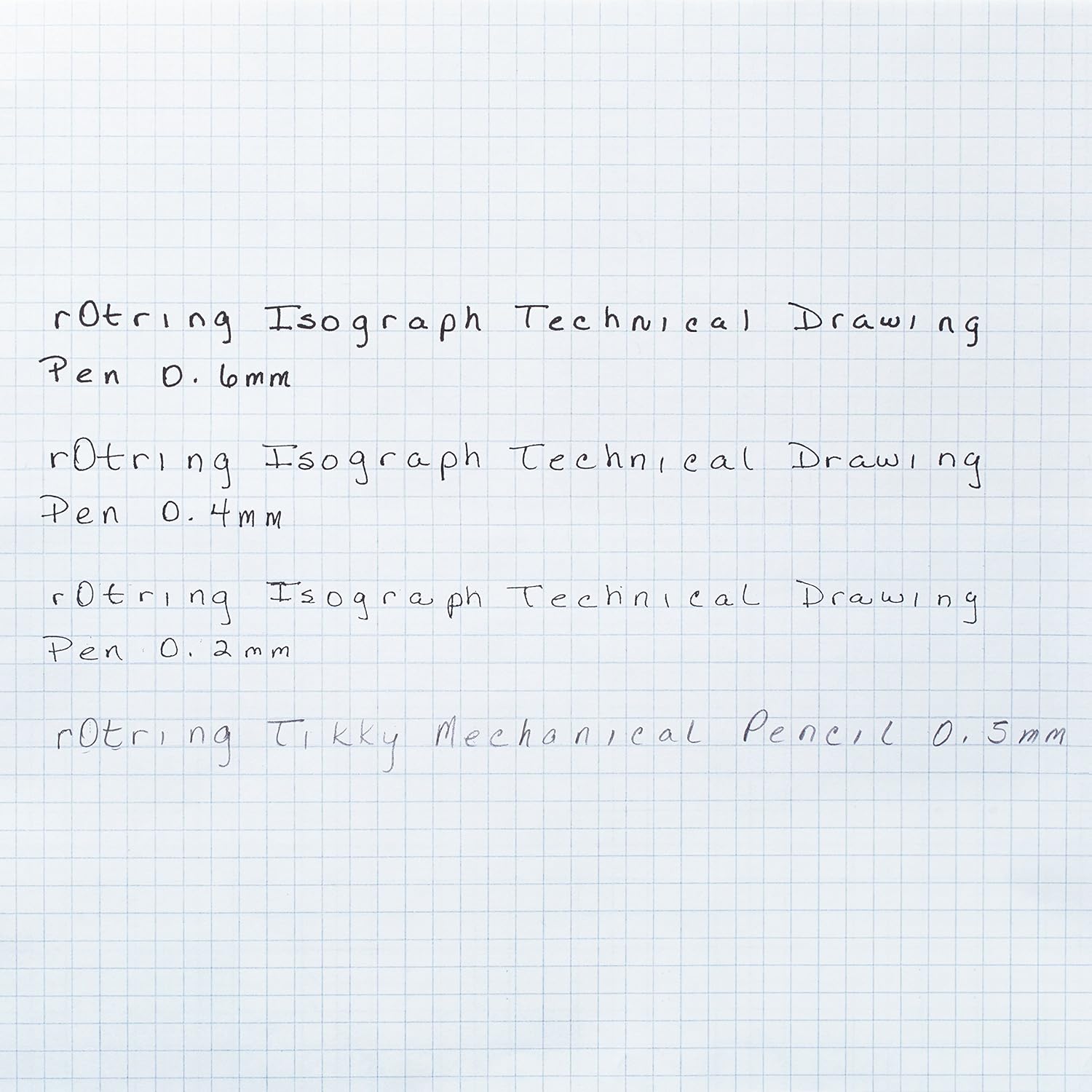Thumbnail 2 de rOtring Isograph fineliner set 0.20mm