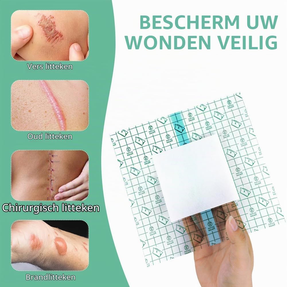 Detalle 2 de AOOWU 5455884 douchepleisters 20 x 20 cm, waterdicht met absorberend kussen