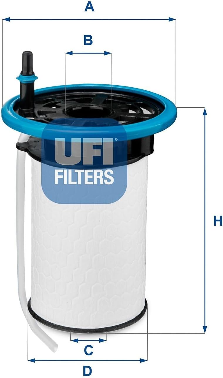 Thumbnail 1 de UFI Filters 26.052.00 Diesel Filter