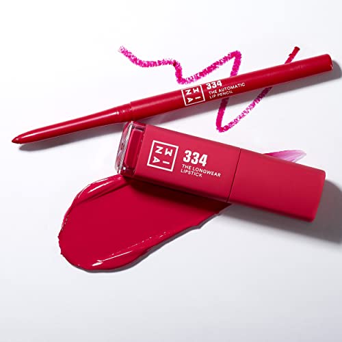 Thumbnail 4 de 3INA The Longwear Lipstick 334, rose vif 🎨