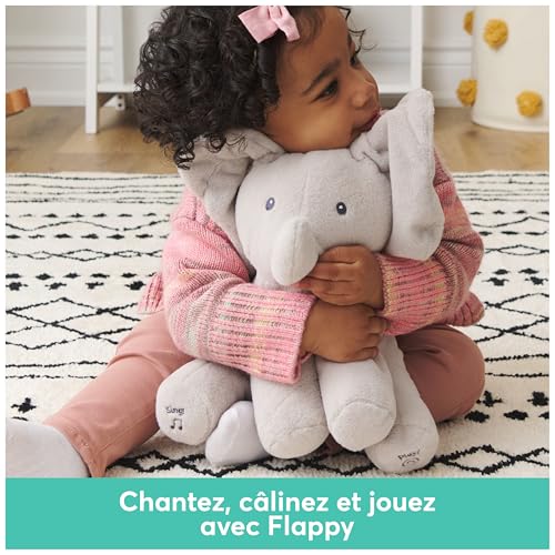 Thumbnail 5 de GUND Flappy L'Éléphant – Peluche interactive pour bébé