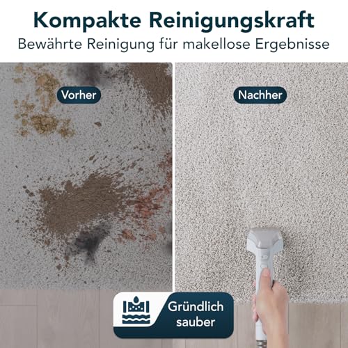 Detalle de Media Evolution Polsterreiniger Gerät und Nassauger – Kompakter Teppich- und Textilreiniger