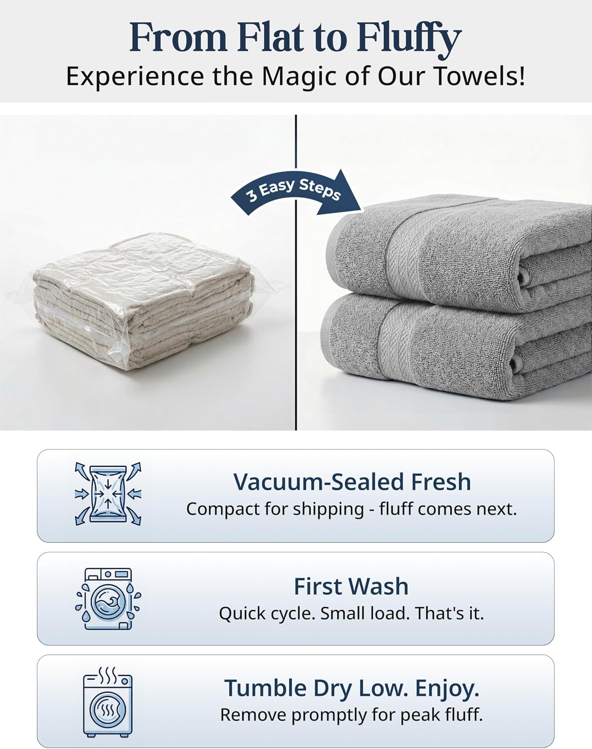 Detalle 1 de Lane Linen Mercerized Cotton 6-Piece Towels
