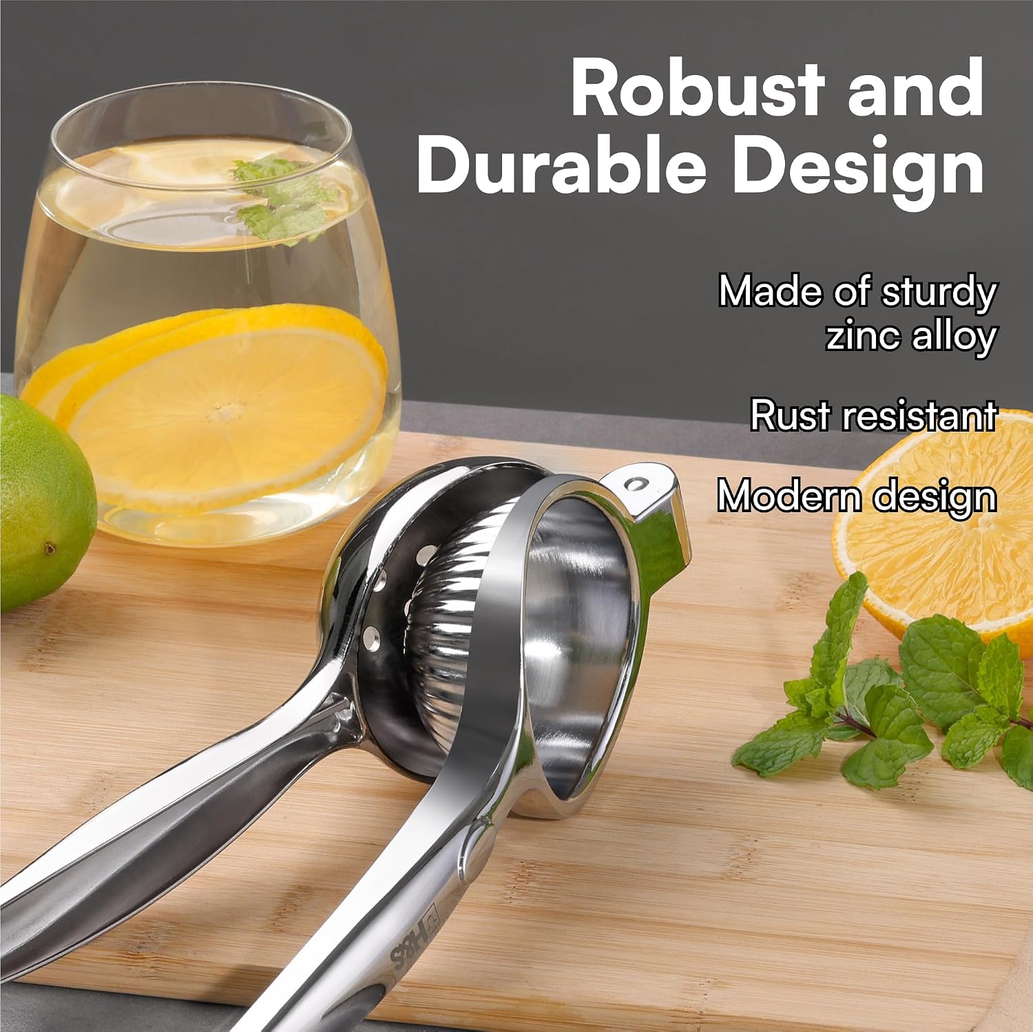 Detalle de H&S Lemon Squeezer manual citrus press 🍋